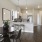 a kitchen with a dining table