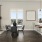 a kitchen and living room